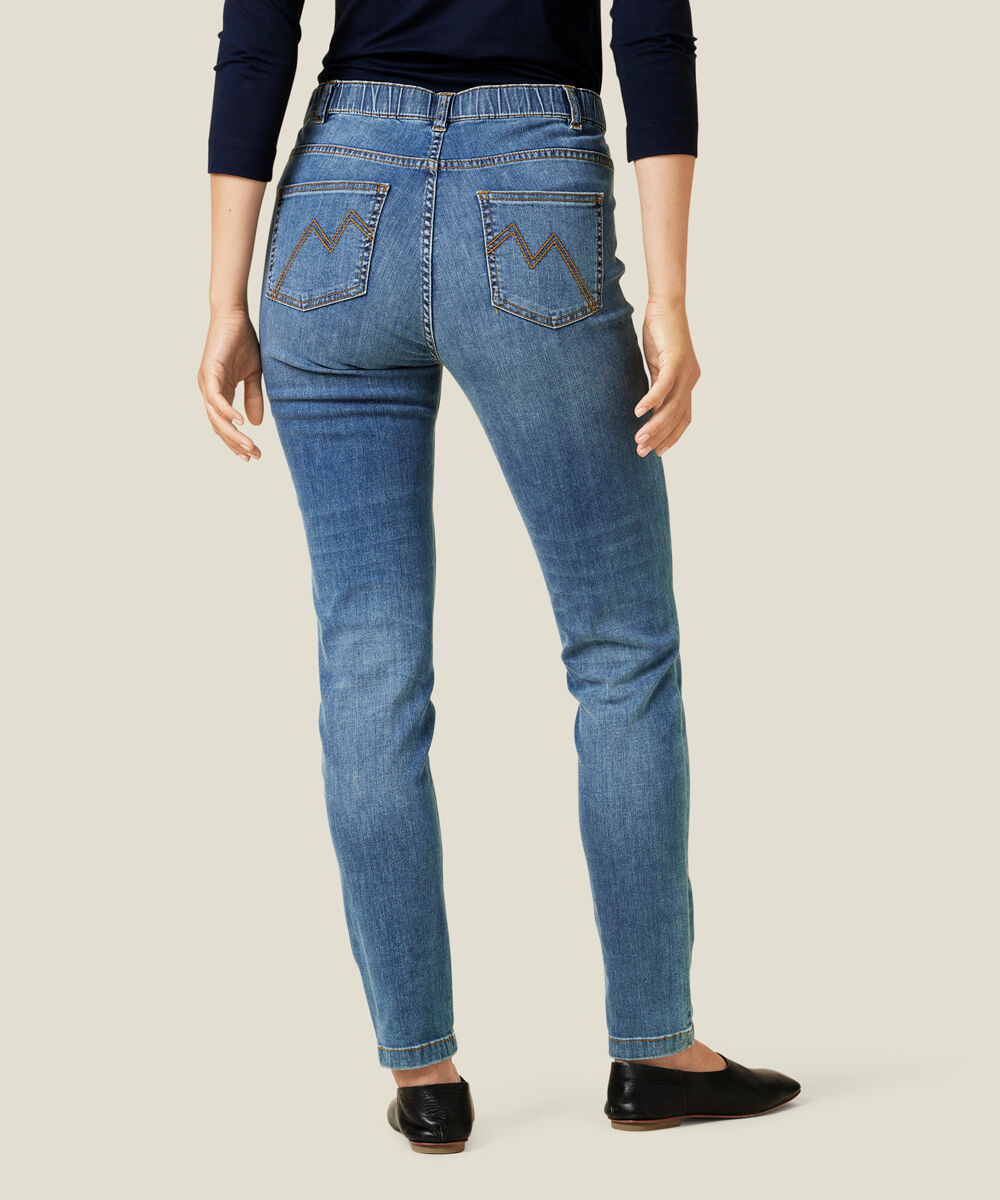 PAPIA BUKSER, Blue Denim